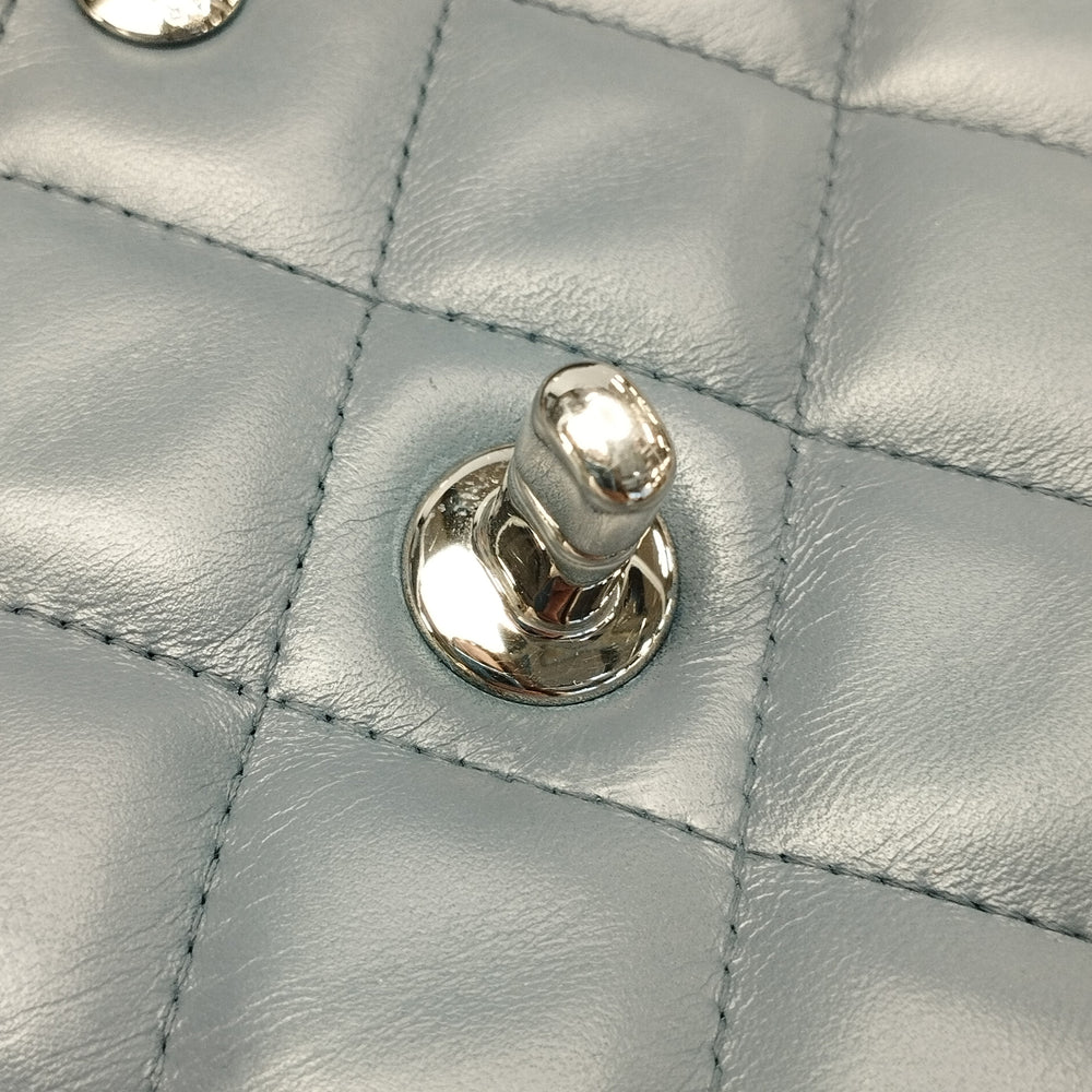 Chanel Jumbo Classic Lambskin Double Flap Blue