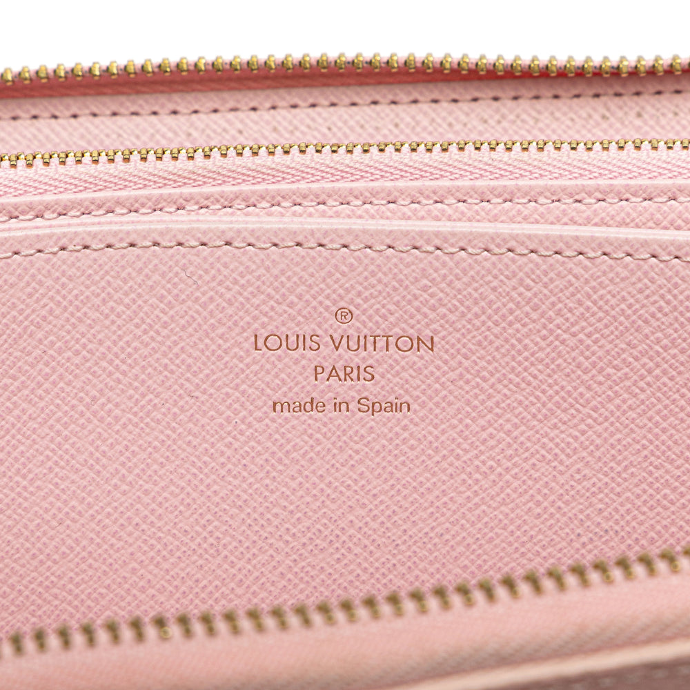 Louis Vuitton Monogram Giant By The Pool Zippy Wallet Pink