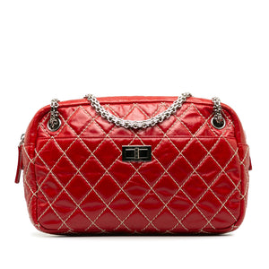 Chanel Medium Quilted Reissue Camera Bag Red