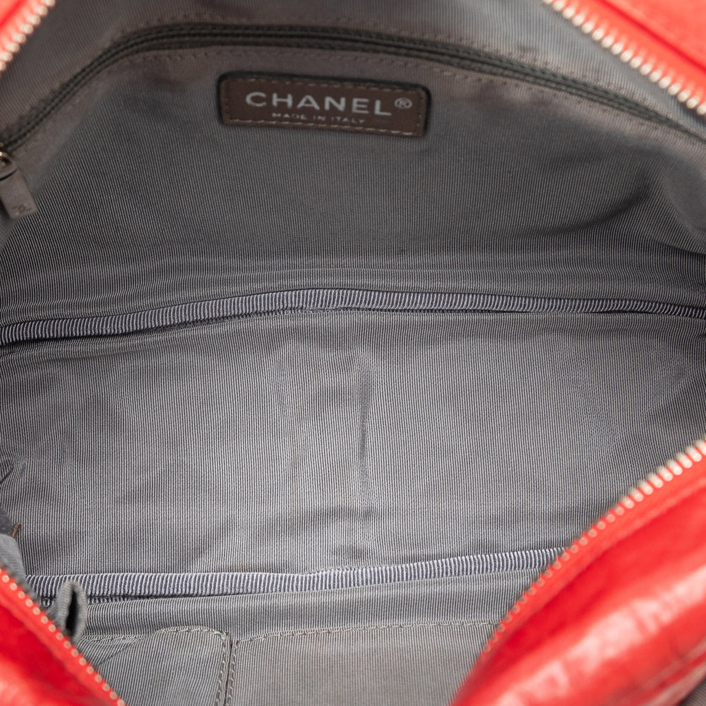 Chanel Medium Quilted Reissue Camera Bag Red