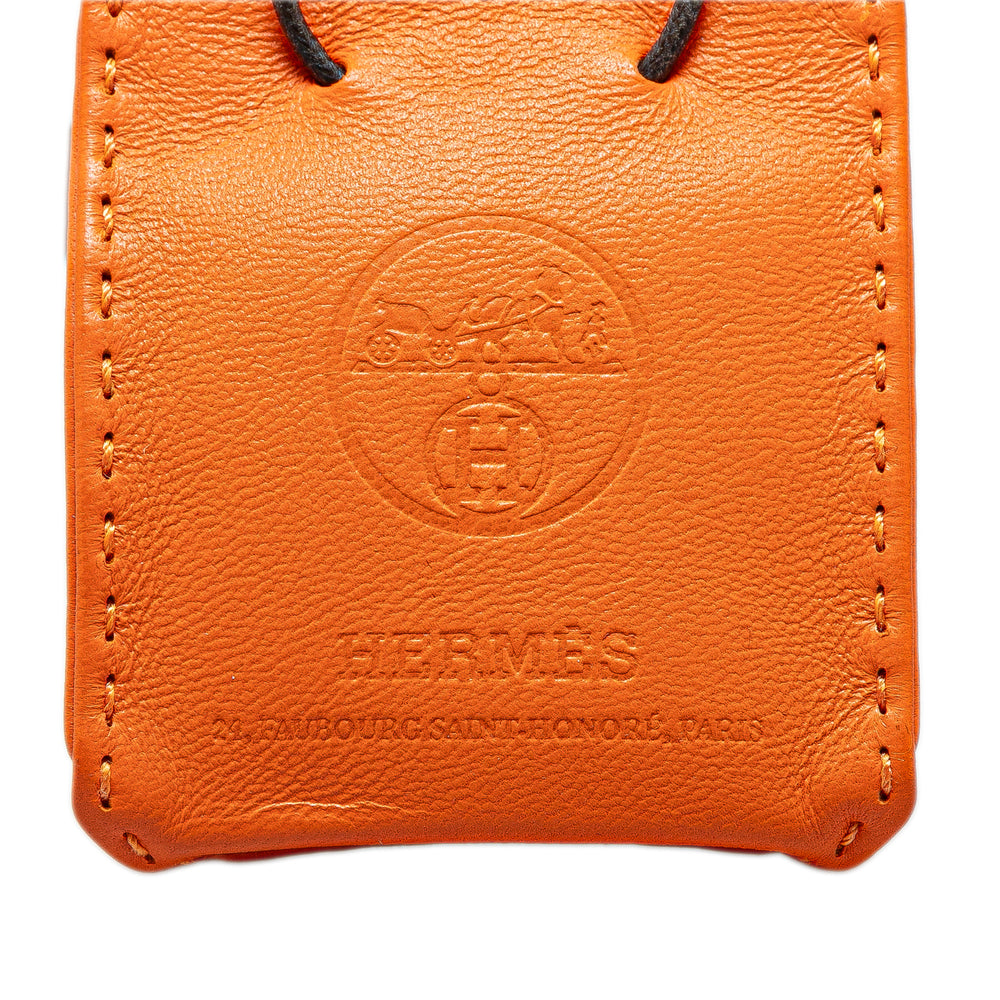 Hermès Milo Swift Sac Bag Charm Orange