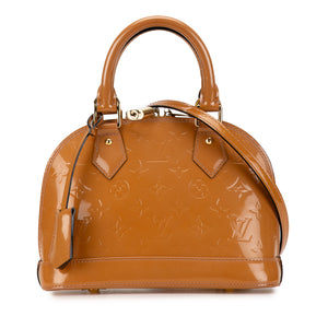 Louis Vuitton Monogram Vernis Alma BB Brown