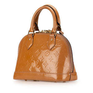 Louis Vuitton Monogram Vernis Alma BB Brown