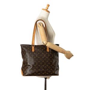 Louis Vuitton Monogram Cabas Mezzo Brown