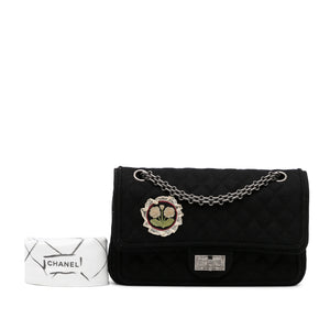 Chanel Reissue Wool Shoulder Bag Black