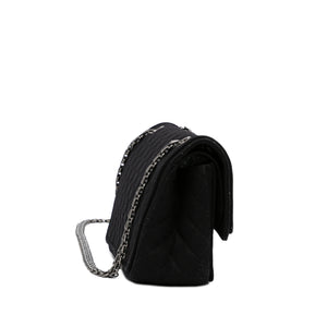 Chanel Reissue Wool Shoulder Bag Black