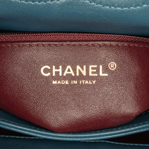 Chanel Small Lambskin Trendy CC Flap Blue