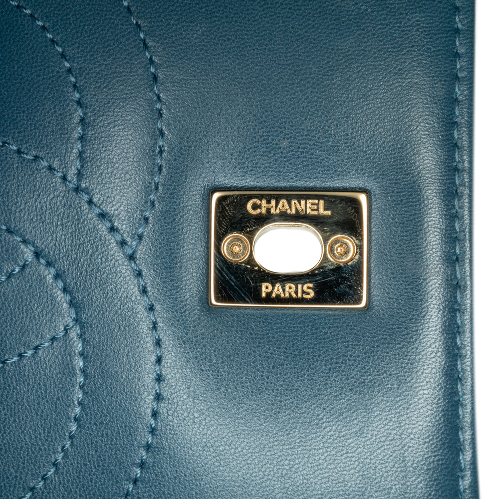 Chanel Small Lambskin Trendy CC Flap Blue