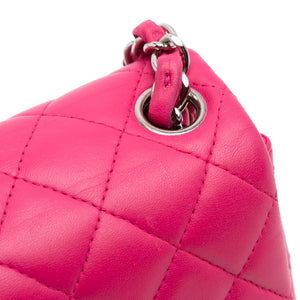 Chanel Mini Classic Lambskin Square Flap Pink