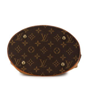 Louis Vuitton Monogram Petit Bucket Brown