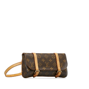 Louis Vuitton Monogram Pochette Marelle PM Brown