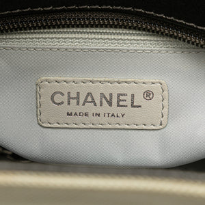 Chanel Small Bicolor Paris-Biarritz Tote Gray