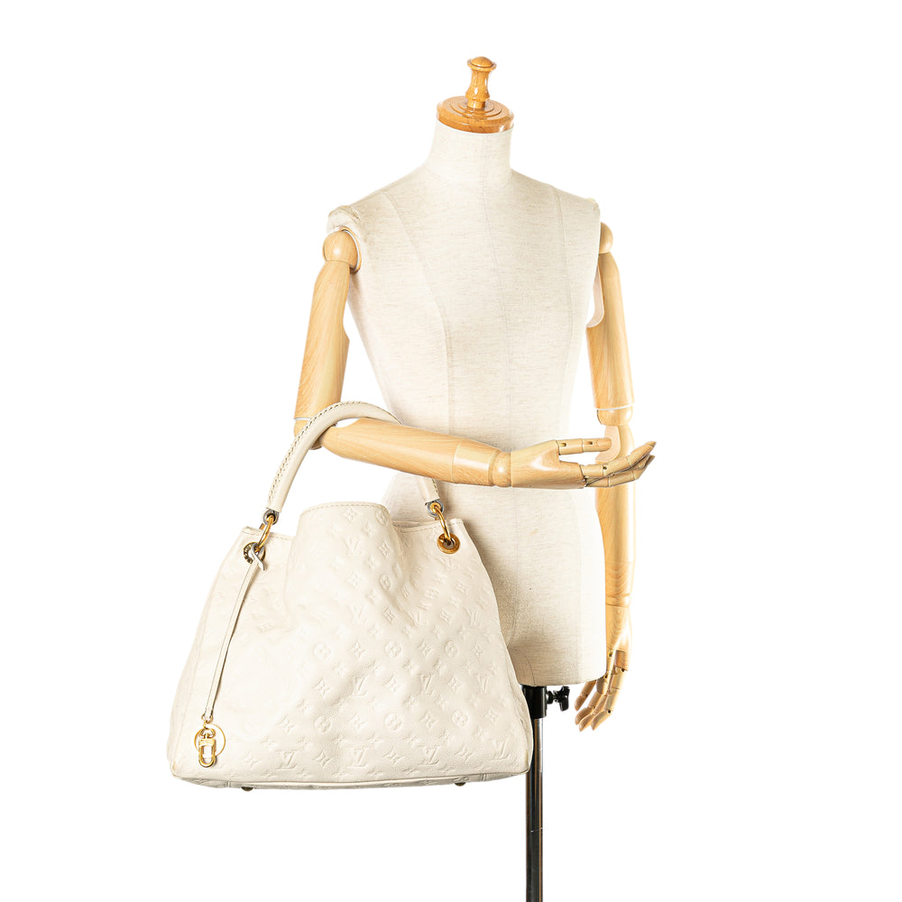 Louis Vuitton Monogram Empreinte Artsy MM White