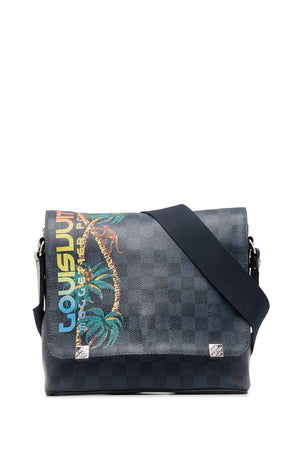 Louis Vuitton Damier Cobalt Jungle District Messenger PM Black