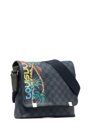 Louis Vuitton Damier Cobalt Jungle District Messenger PM Black