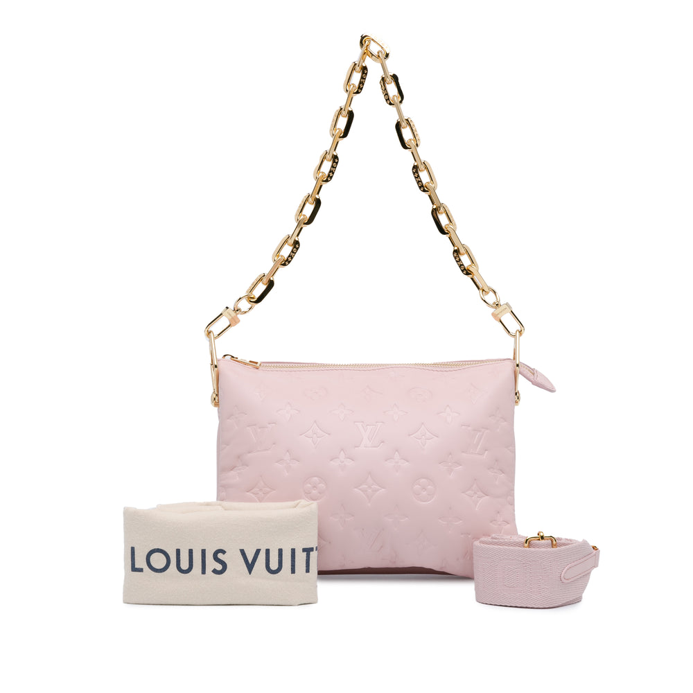 Louis Vuitton Monogram Empreinte Coussin PM Pink