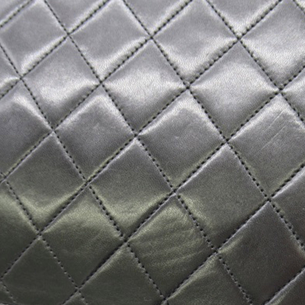 Chanel CC Quilted Lambskin Single Flap Black