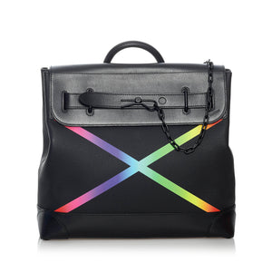 Louis Vuitton Taiga Rainbow Steamer PM Black