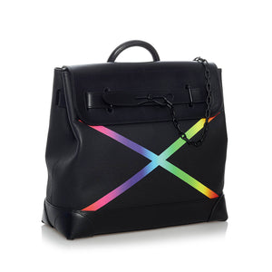 Louis Vuitton Taiga Rainbow Steamer PM Black