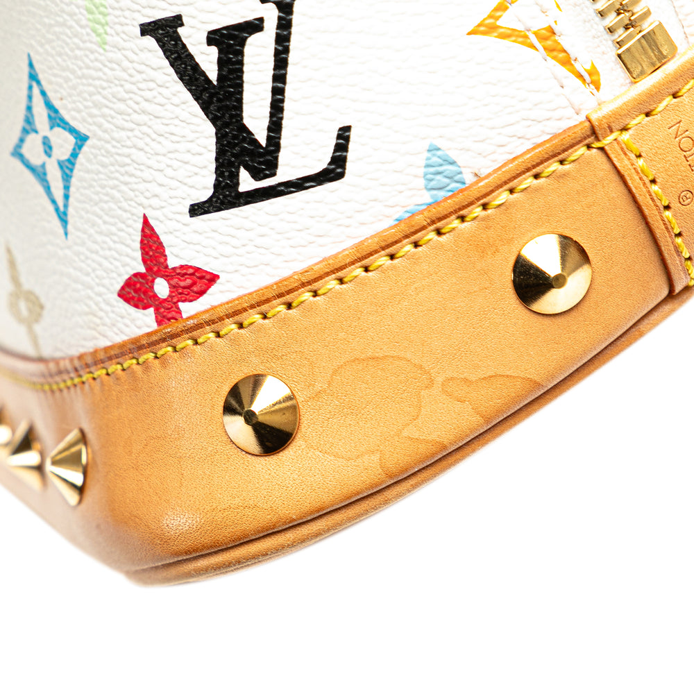 Louis Vuitton Monogram Multicolore Alma PM White