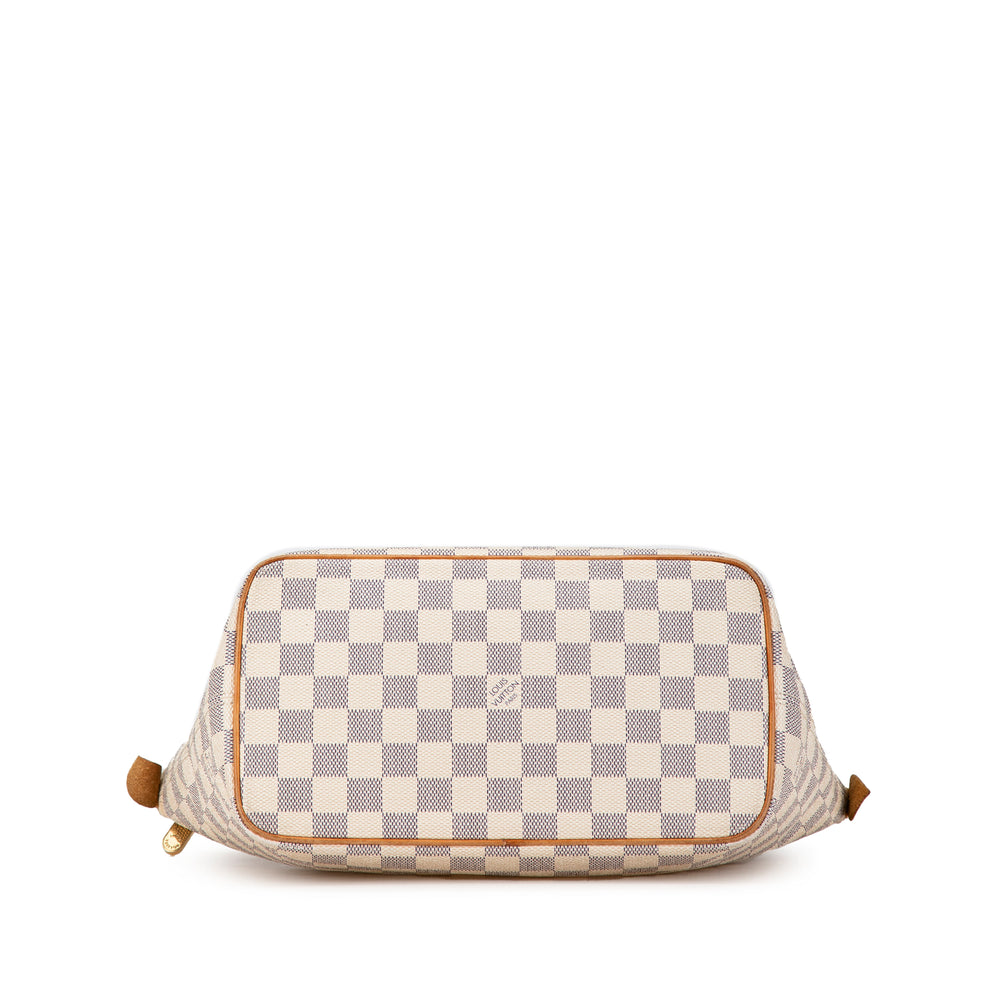 Louis Vuitton Damier Azur Saleya PM White