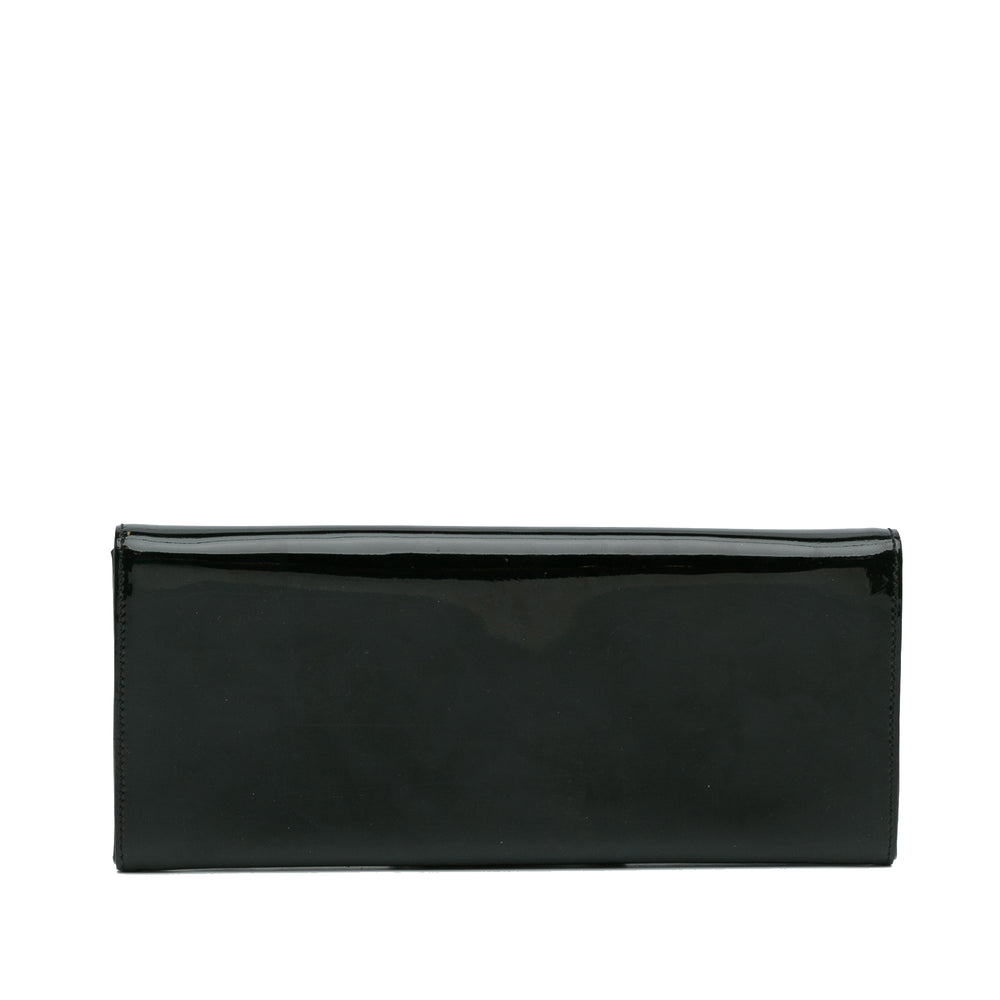 Gucci Tempered Glass Broadway Clutch Black