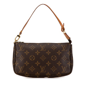 Louis Vuitton Monogram Pochette Accessoires Brown