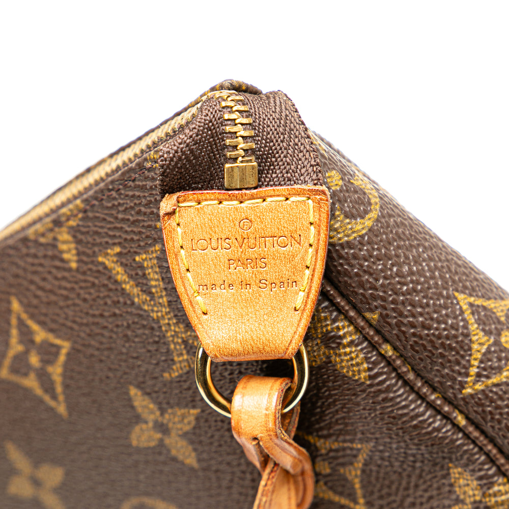 Louis Vuitton Monogram Pochette Accessoires Brown