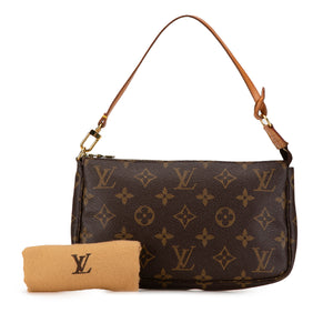 Louis Vuitton Monogram Pochette Accessoires Brown