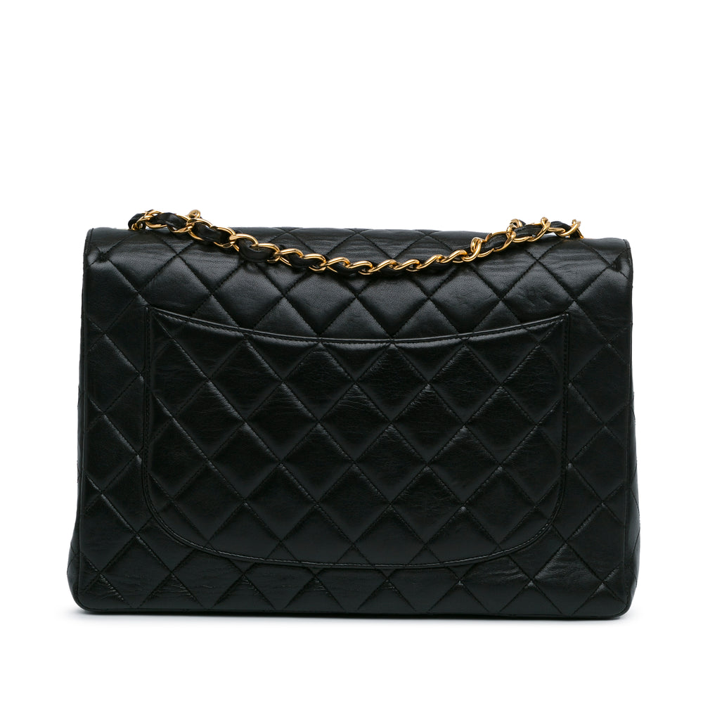 Chanel Jumbo Classic Lambskin Single Flap Black