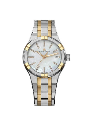 Maurice Lacroix Aikon Quartz 35 - Steel - Bicolor 4N PVD - Mother-of-pearl (diamonds on dial)